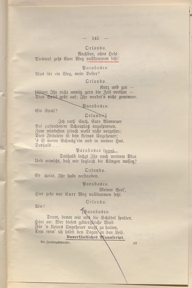 Die Zwillingsschwester.