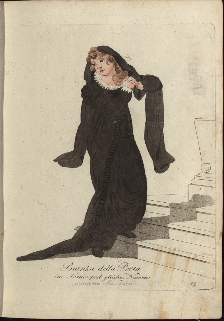 Bianka della Porta, Alternativtitel: Bianca della Porta, Titel der Serie: Auswahl schöner Costumes für Theater- und Ball-Anzüge
