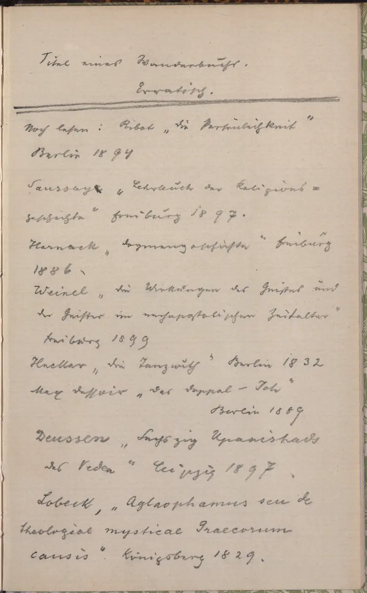 Aufzeichnung