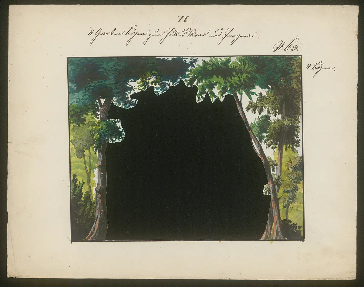 Julius Cäsar, Titel der Serie: Dekorationsfundus der Hoftheater (Altbestand aus der ersten Hälfte des 19. Jh.)