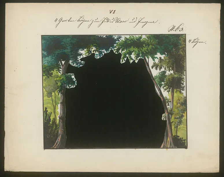 Julius Cäsar, Titel der Serie: Dekorationsfundus der Hoftheater (Altbestand aus der ersten Hälfte des 19. Jh.)