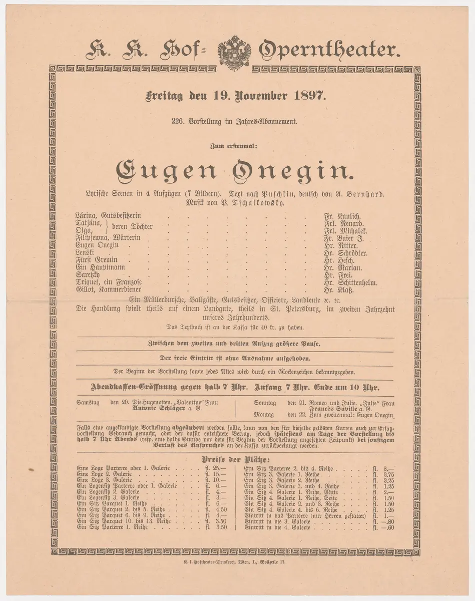 Eugen Onegin