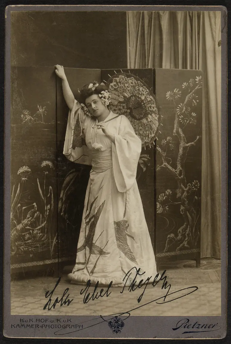 Lola Ehel Theyer, Verweis auf Stücktitel: Madame Butterfly