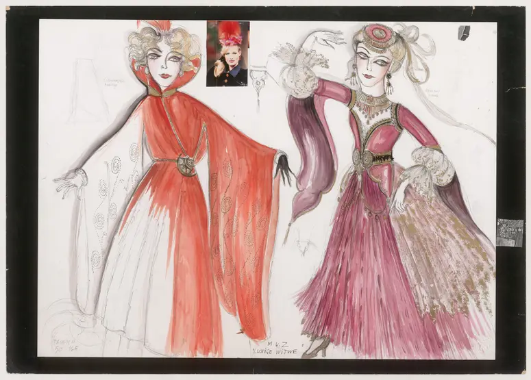 Die lustige Witwe, The Merry Widow