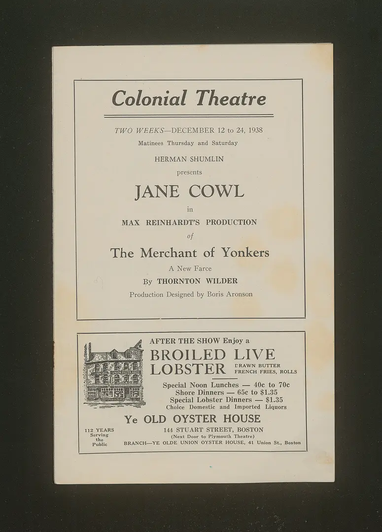 The Merchant of Yonkers
