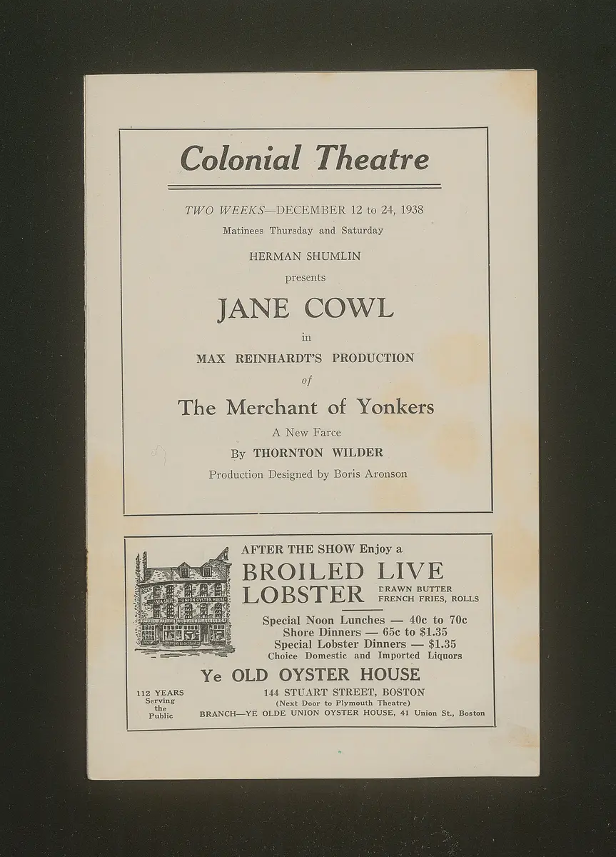 The Merchant of Yonkers