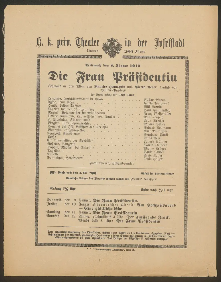 Die Frau Präsidentin