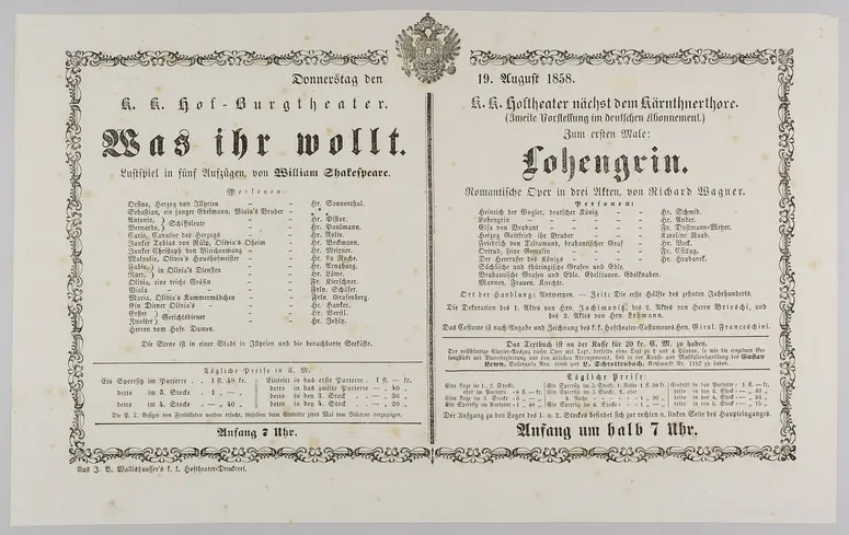 Lohengrin, Was ihr wollt