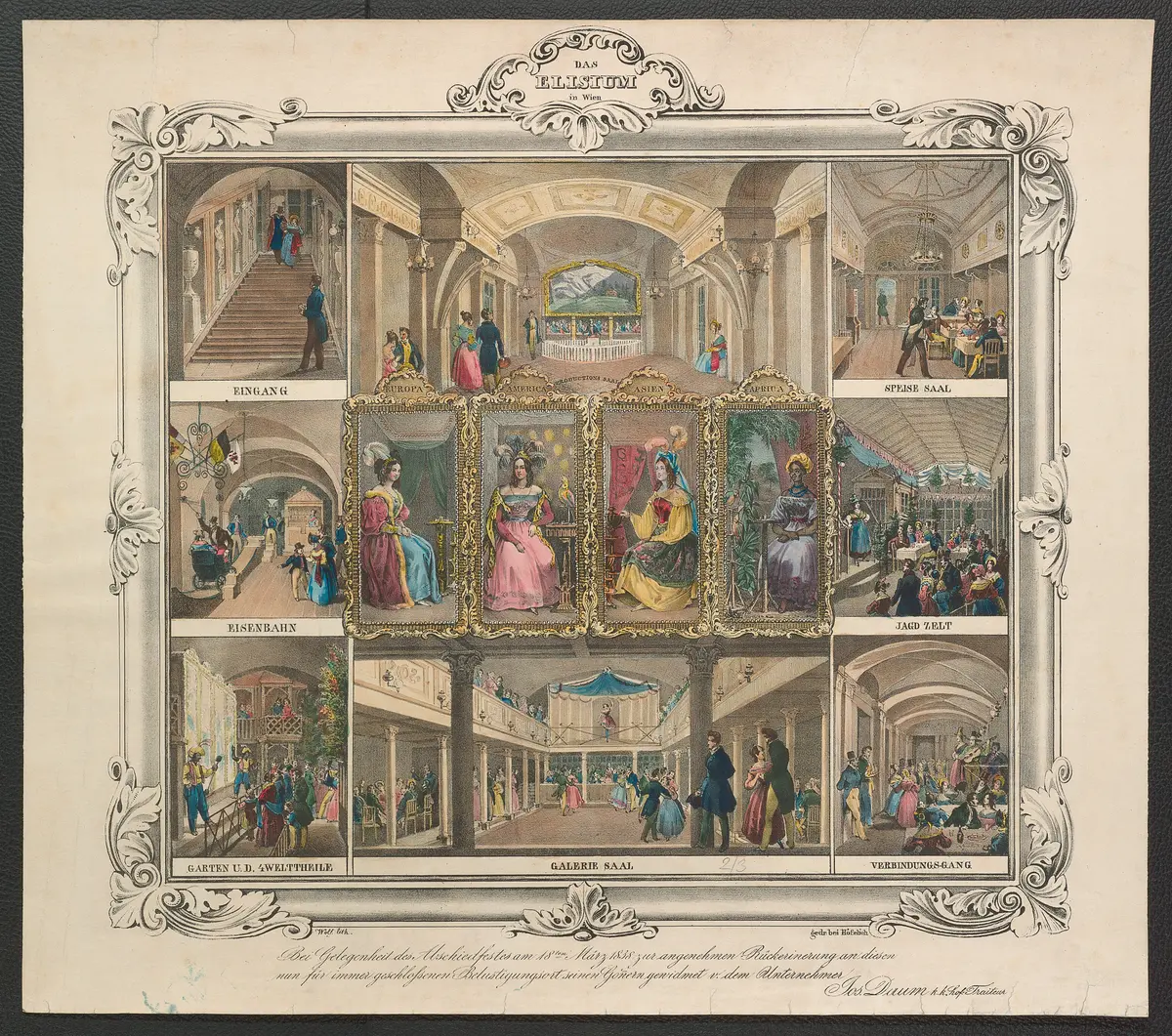 Wien, Elysium, Alternativtitel: Wien, Elisium, Titel in Vorlageform: Das Elisium in Wien