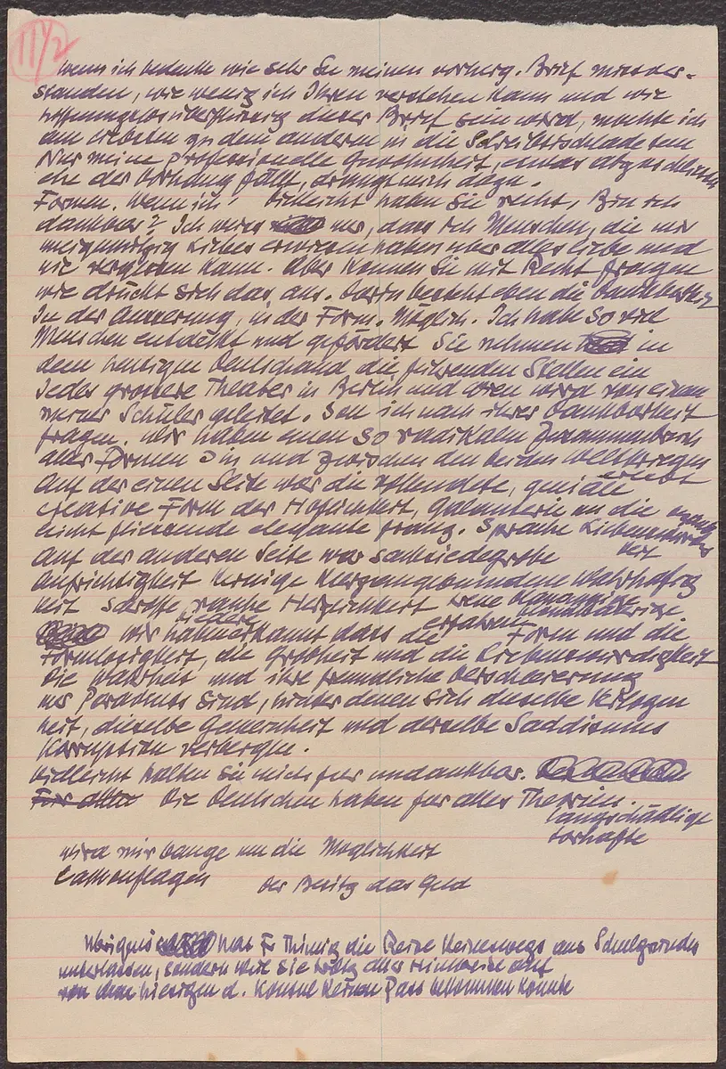 Briefentwurf