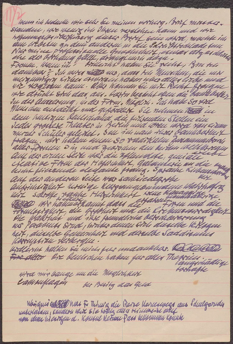 Briefentwurf