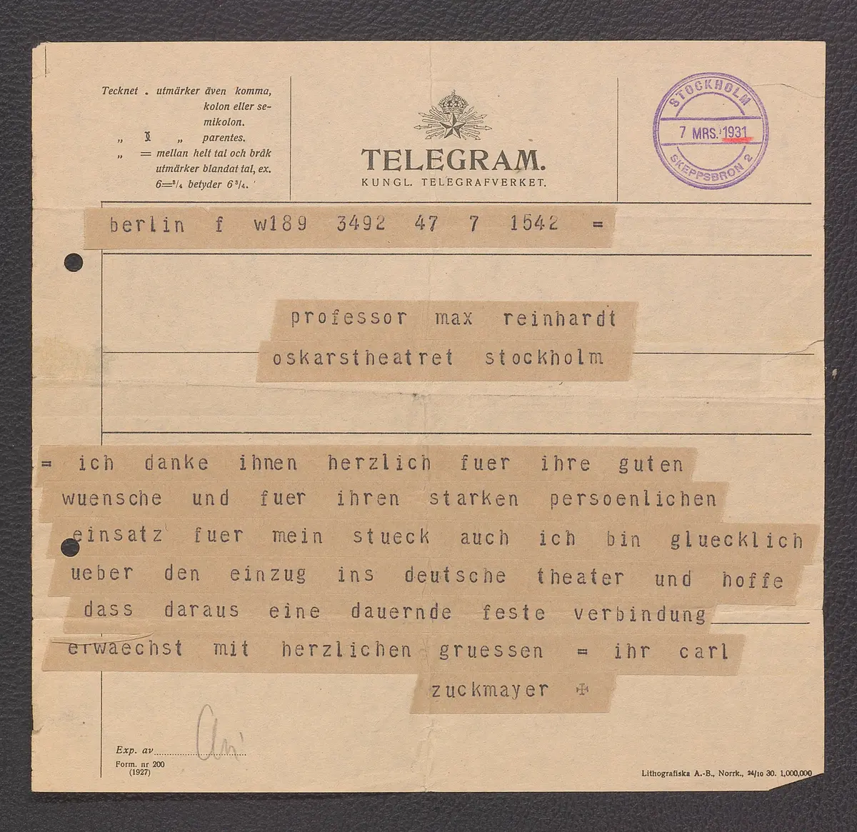Telegramm