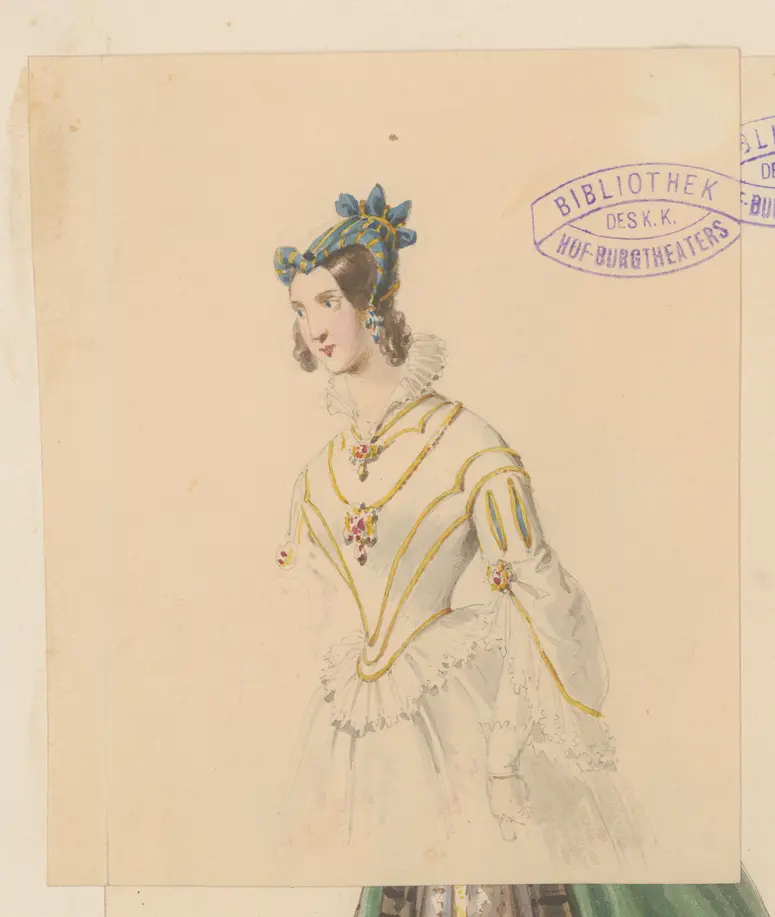 Rubens in Madrid, Titel der Serie: Figurinen des k.k. Hof-Burgtheaters