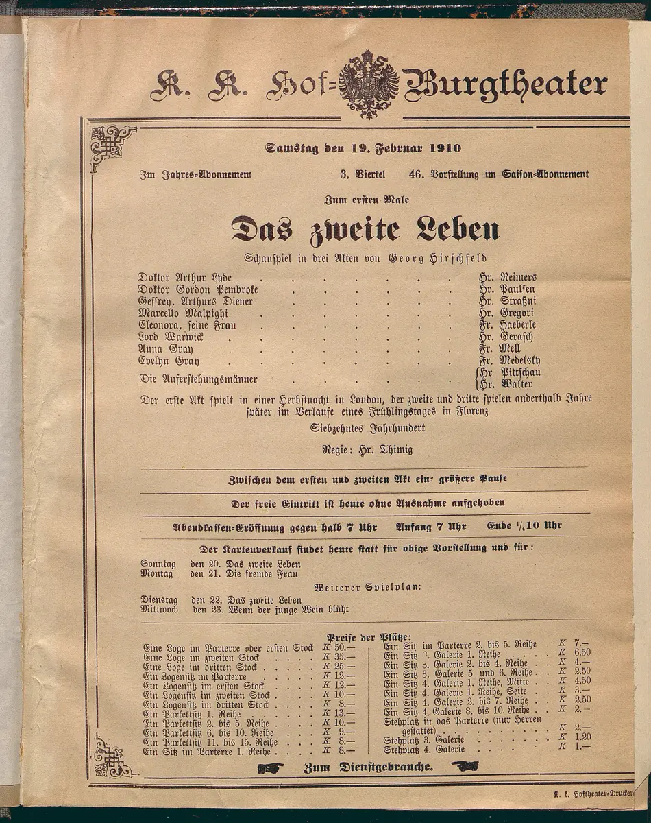 Das zweite Leben