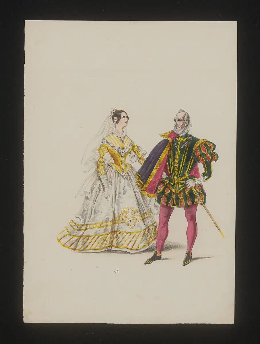 Ernani, Alternativtitel: Hernani, Titel der Serie: Neue Costume-Sammlung verschiedener Zeiten und Nationen