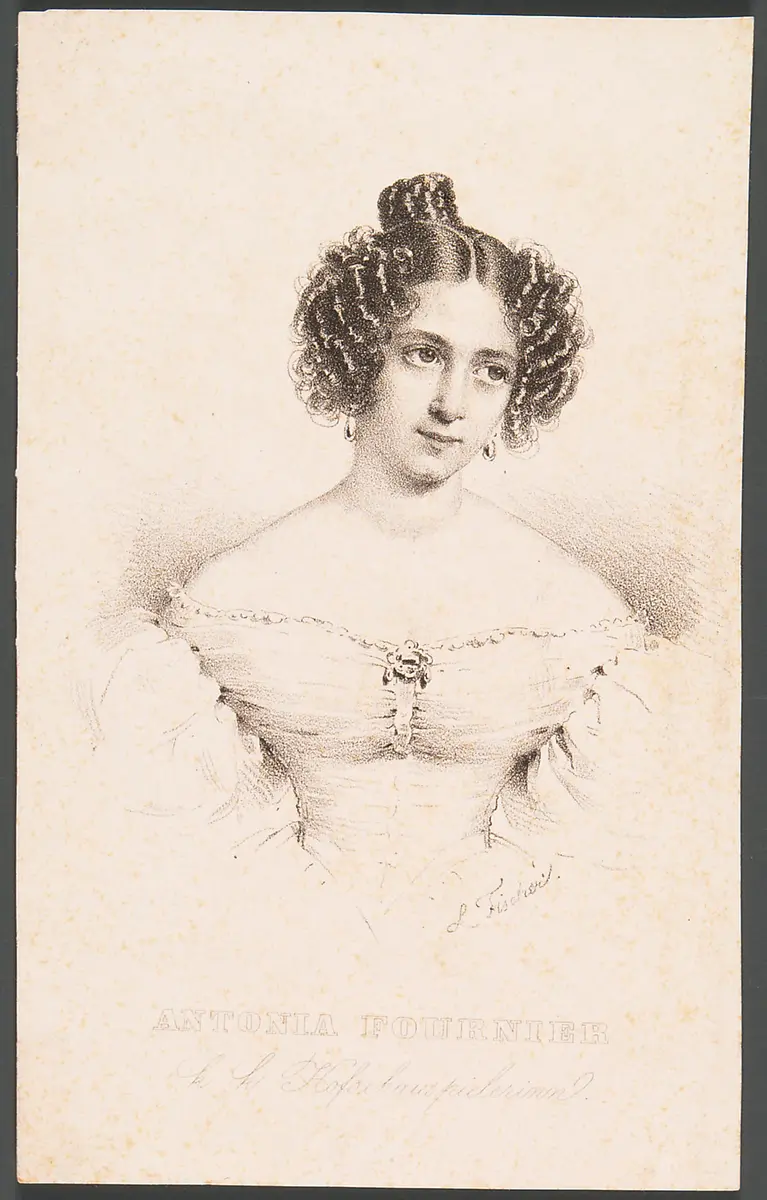 Antonie Fournier, Titel in Vorlageform: Antonia Fournier