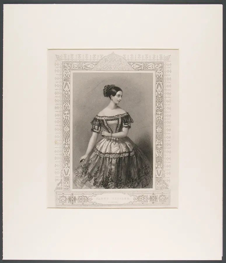 Fanny Elßler, Titel in Vorlageform: Fanny Elssler. Florinde, Verweis auf Stücktitel: Le diable boiteux (Der hinkende Teufel), Titel der Serie: Les Beautés de lOpéra