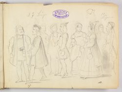 Die Jungfrau von Orleans, Titel der Serie: Figurinen des k.k. Hof-Burgtheaters