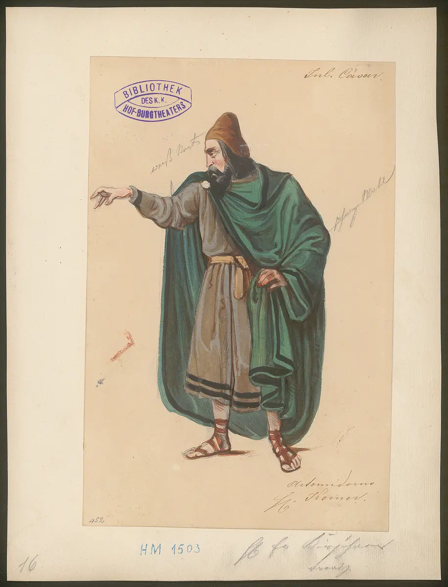 Julius Cäsar, Originaltitel: The Tragedy of Julius Caesar, Titel der Serie: Figurinen des k.k. Hof-Burgtheaters