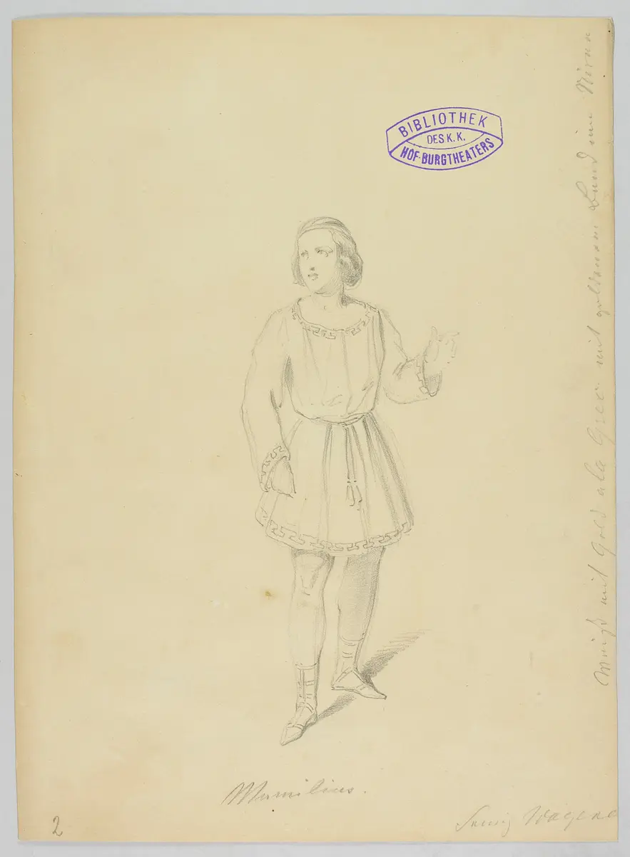 Ein Wintermärchen, Originaltitel: The Winter's Tale, Titel der Serie: Figurinen des k.k. Hof-Burgtheaters