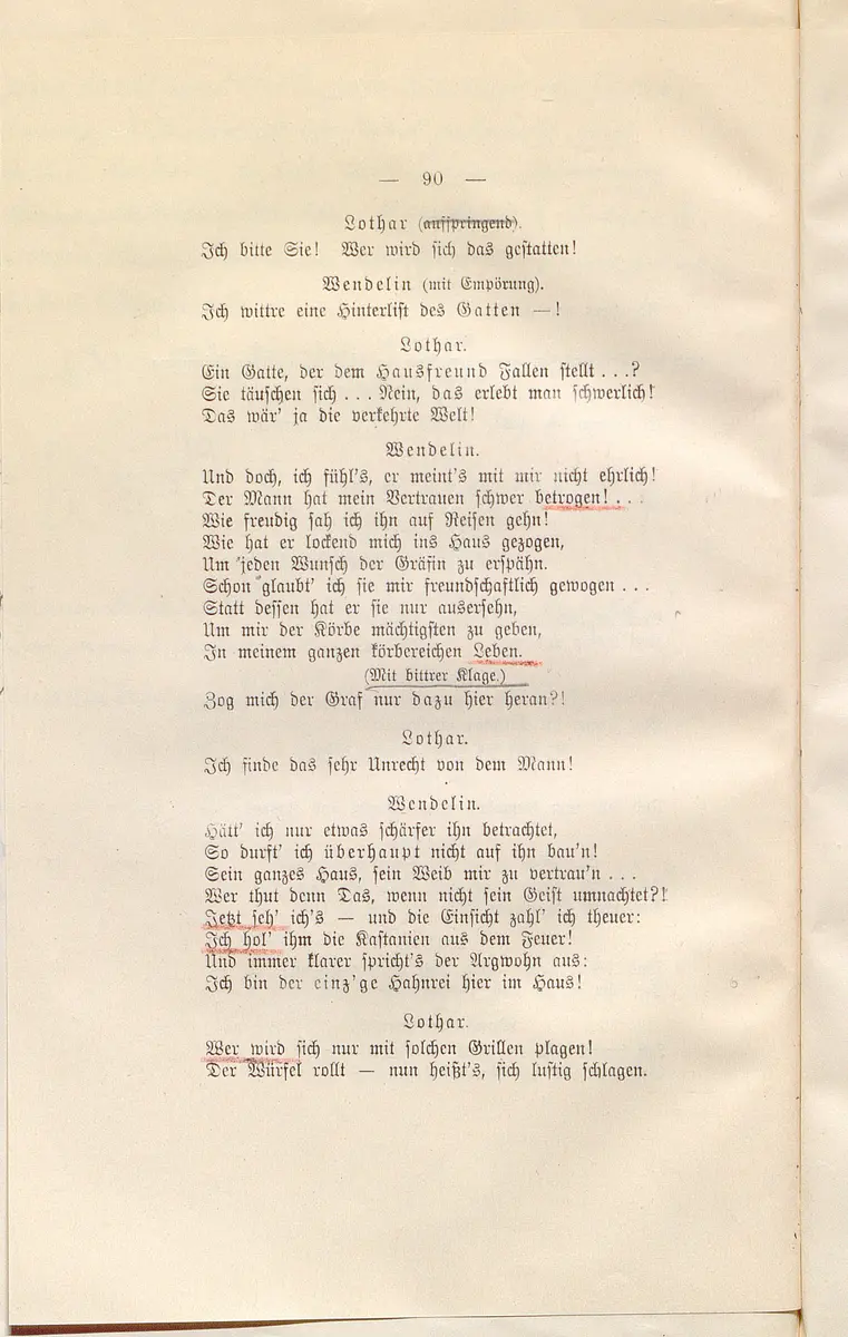Die Fee Caprice. Lustspiel in 3 Akten