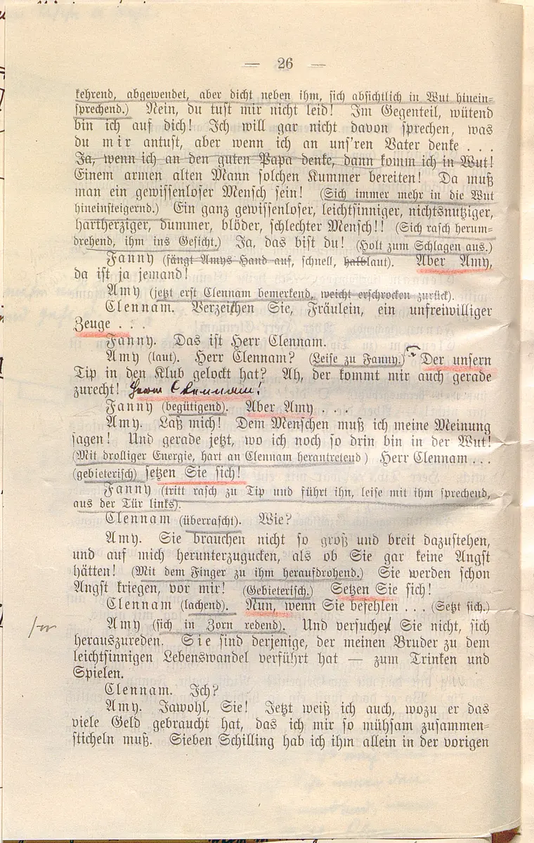 Klein Dorrit. Lustspiel in drei Akten