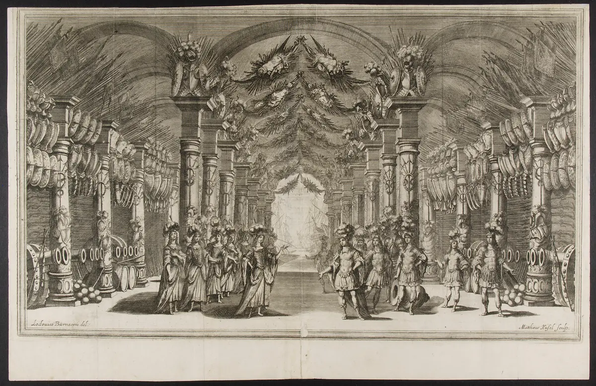 Il Pomo d'Oro, Titel in Vorlageform: Il Pomo d'Oro. Festa Teatrale Rappresenta in Vienna per l'augustissime Nozze delle Sacre Cesaree Reali Maesta di Leopoldo e Margherita., Alternativtitel: Der guldene Apfel
