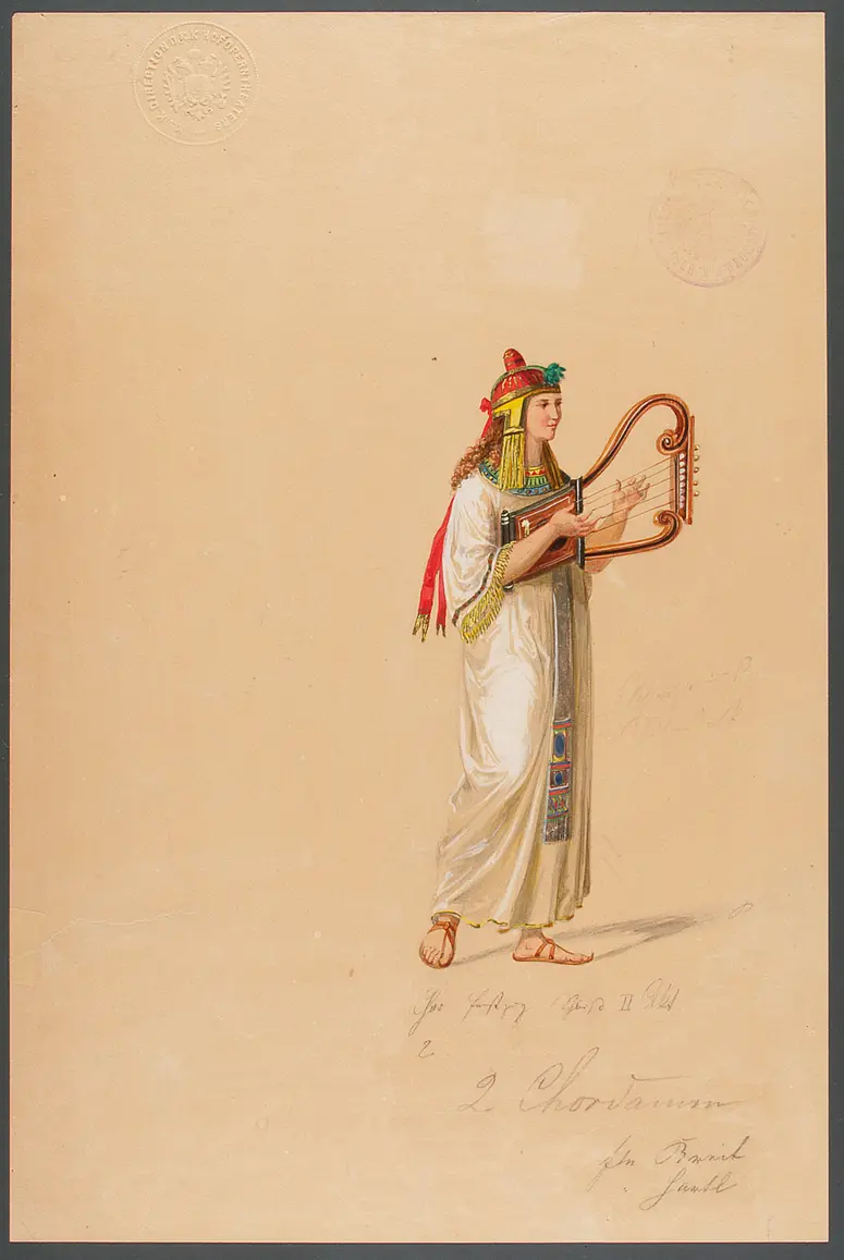 Die Zauberflöte, Titel der Serie: Figurinen des k.k. Hofoperntheaters