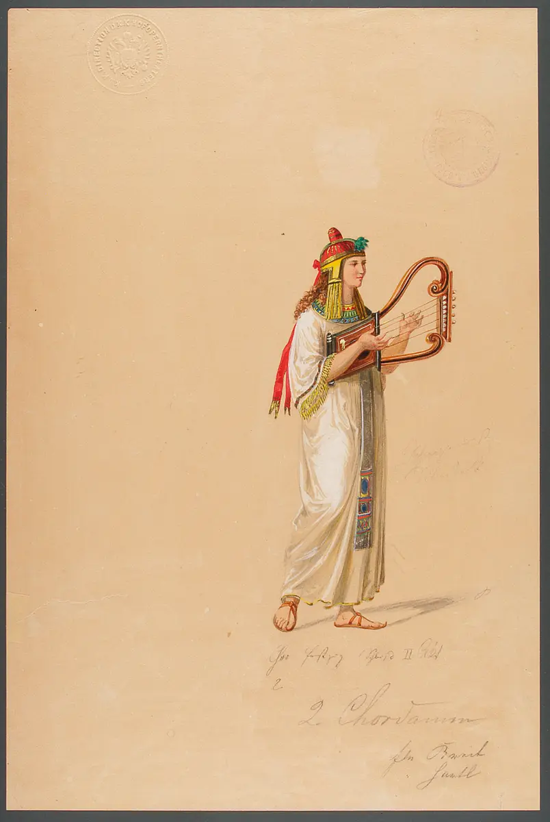Die Zauberflöte, Titel der Serie: Figurinen des k.k. Hofoperntheaters
