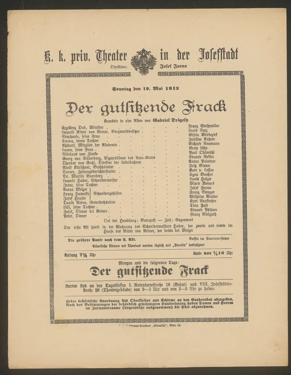 Der gutsitzende Frack