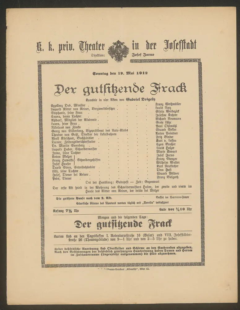 Der gutsitzende Frack