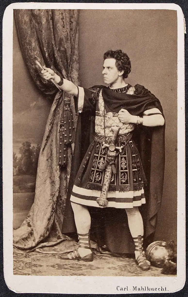 Josef Lewinsky, Verweis auf Stücktitel: Julius Caesar
