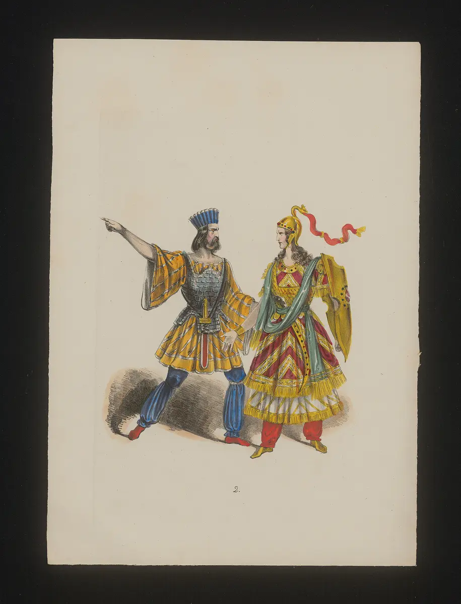 Nabucodonosor, Titel in Vorlageform: Nabuchodonosor, Titel der Serie: Neue Costume-Sammlung verschiedener Zeiten und Nationen