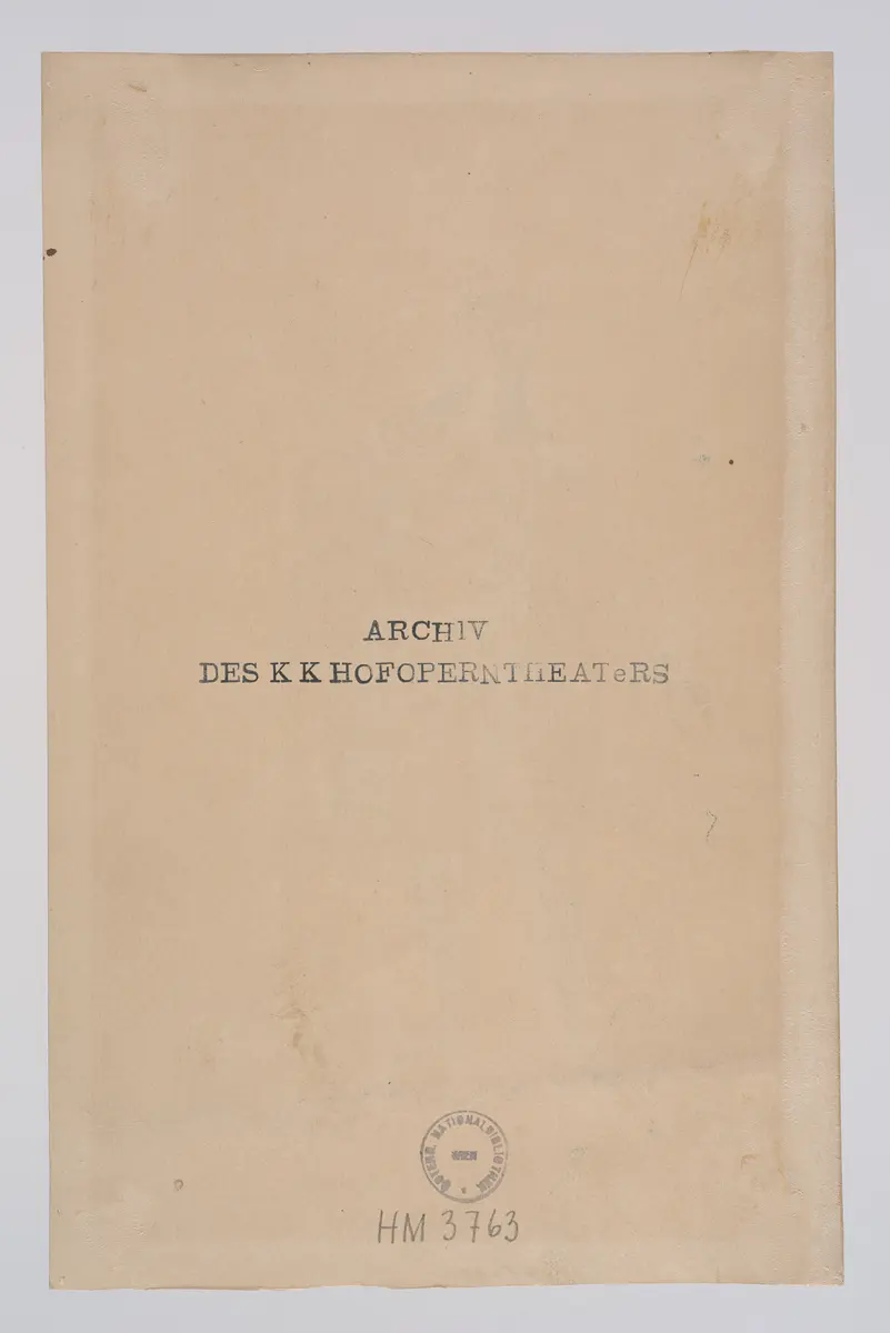 Semiramis, Originaltitel: Semiramide, Titel der Serie: Figurinen des k.k. Hofoperntheaters