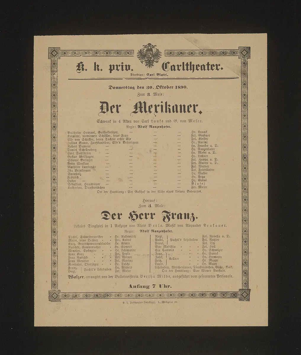 Der Mexikaner, Der Herr Franz