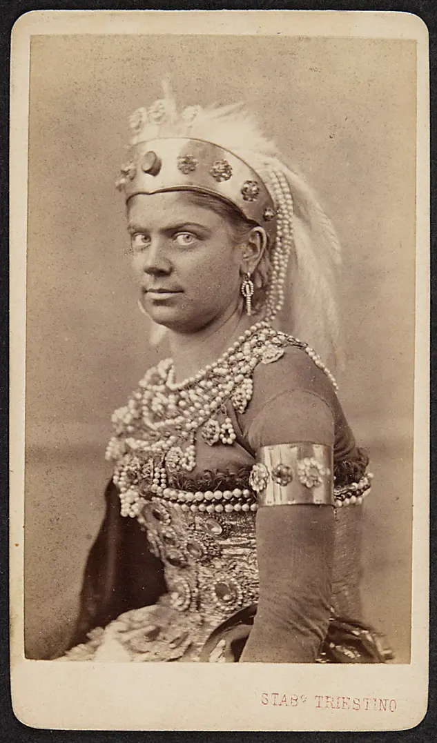 Marie Destinn, Verweis auf Stücktitel: Die Afrikanerin