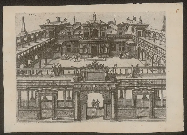 ohne Titel, Titel der Serie: Kleine perspektivische Architekturansichten