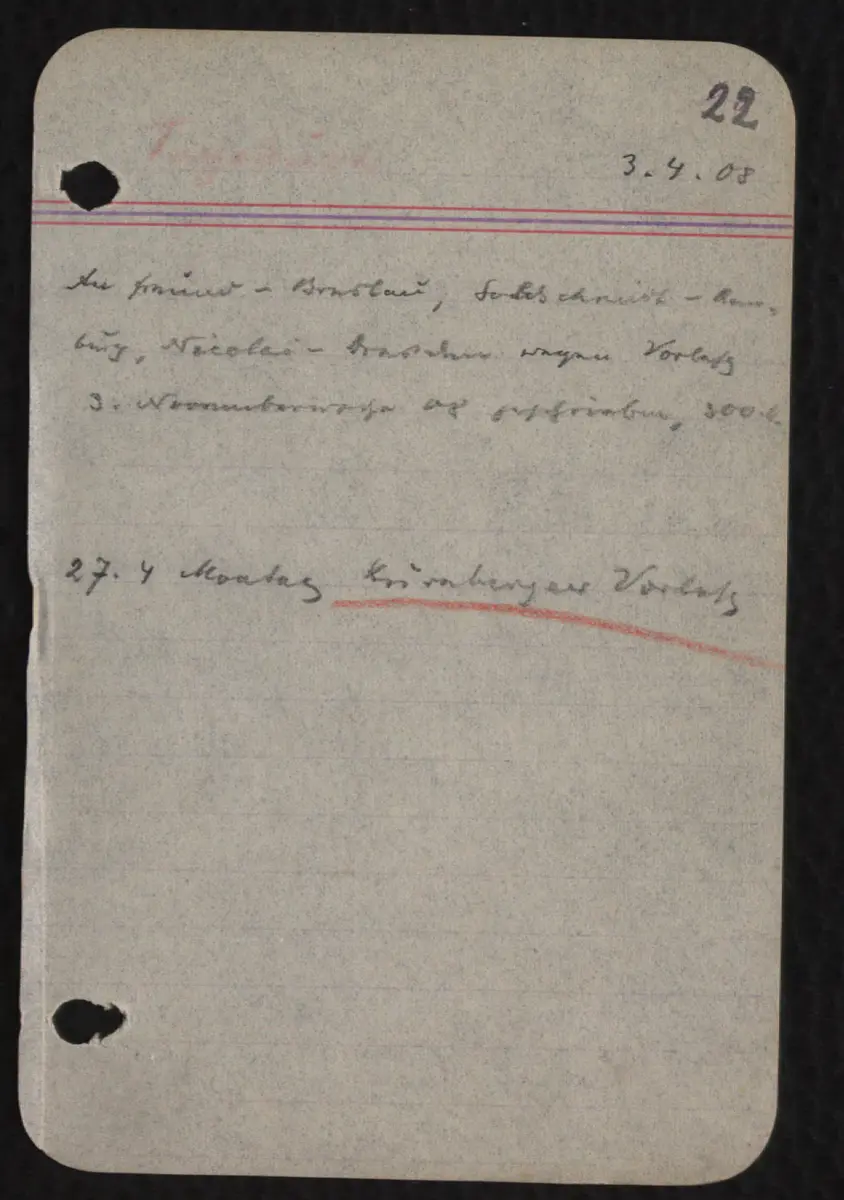 Aufzeichnung