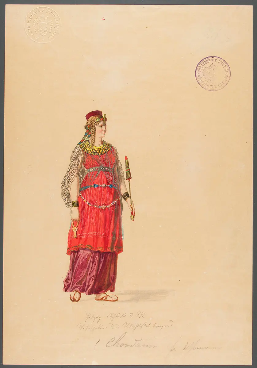Die Zauberflöte, Titel der Serie: Figurinen des k.k. Hofoperntheaters