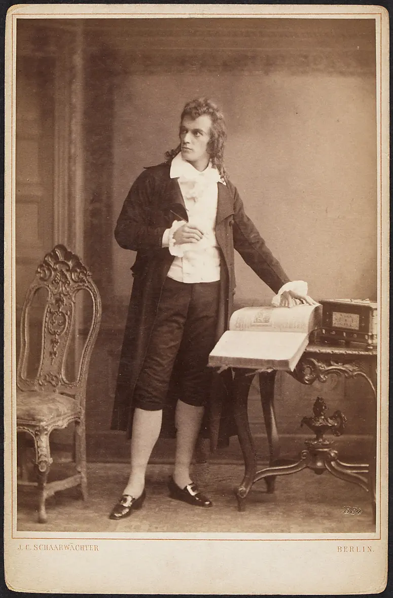 Otto Sommerstorff, Verweis auf Stücktitel: Die Karlsschüler