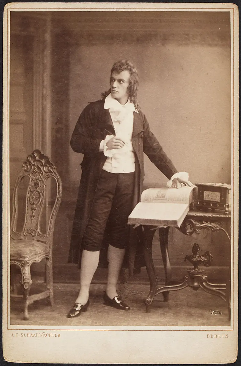 Otto Sommerstorff, Verweis auf Stücktitel: Die Karlsschüler