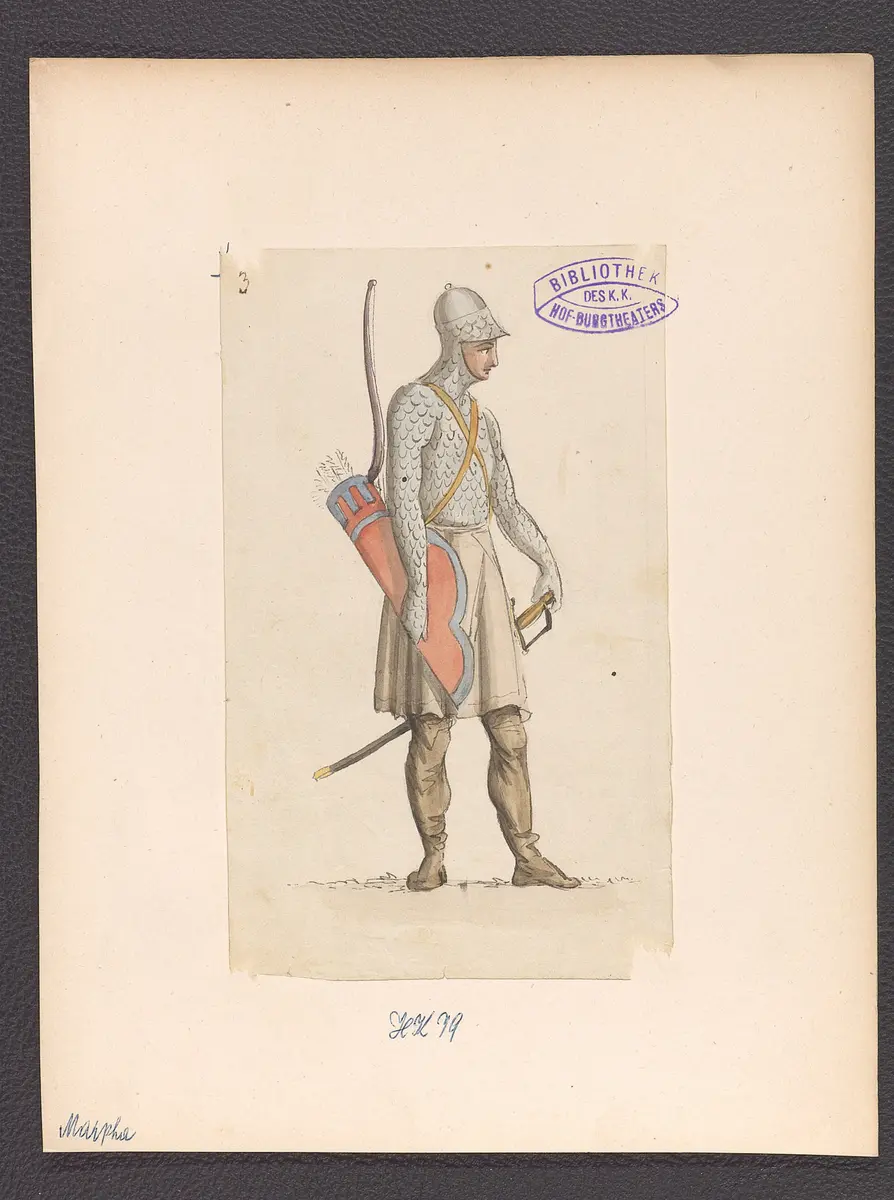 Marpha, Titel der Serie: Figurinen des k.k. Hof-Burgtheaters