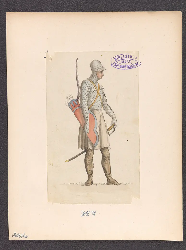 Marpha, Titel der Serie: Figurinen des k.k. Hof-Burgtheaters