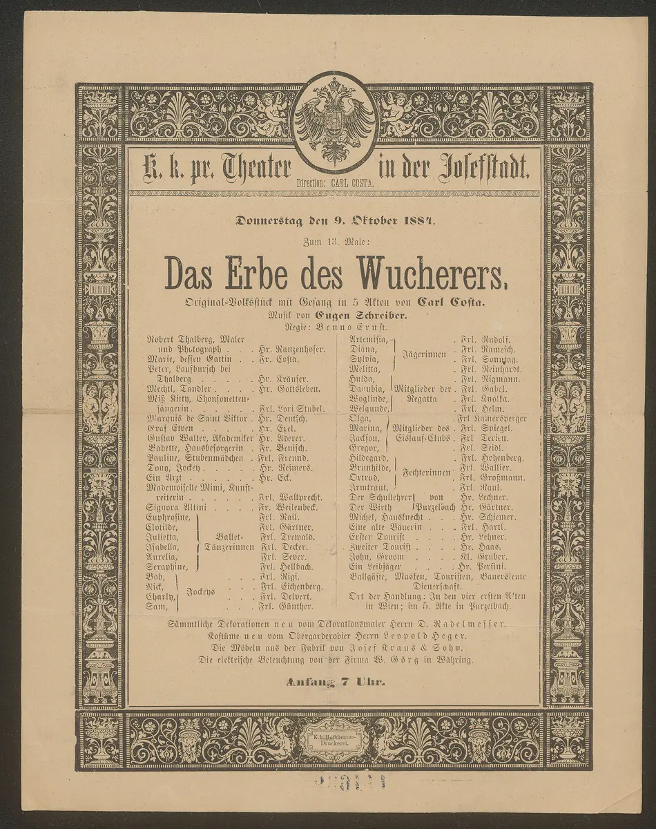 Das Erbe des Wucherers