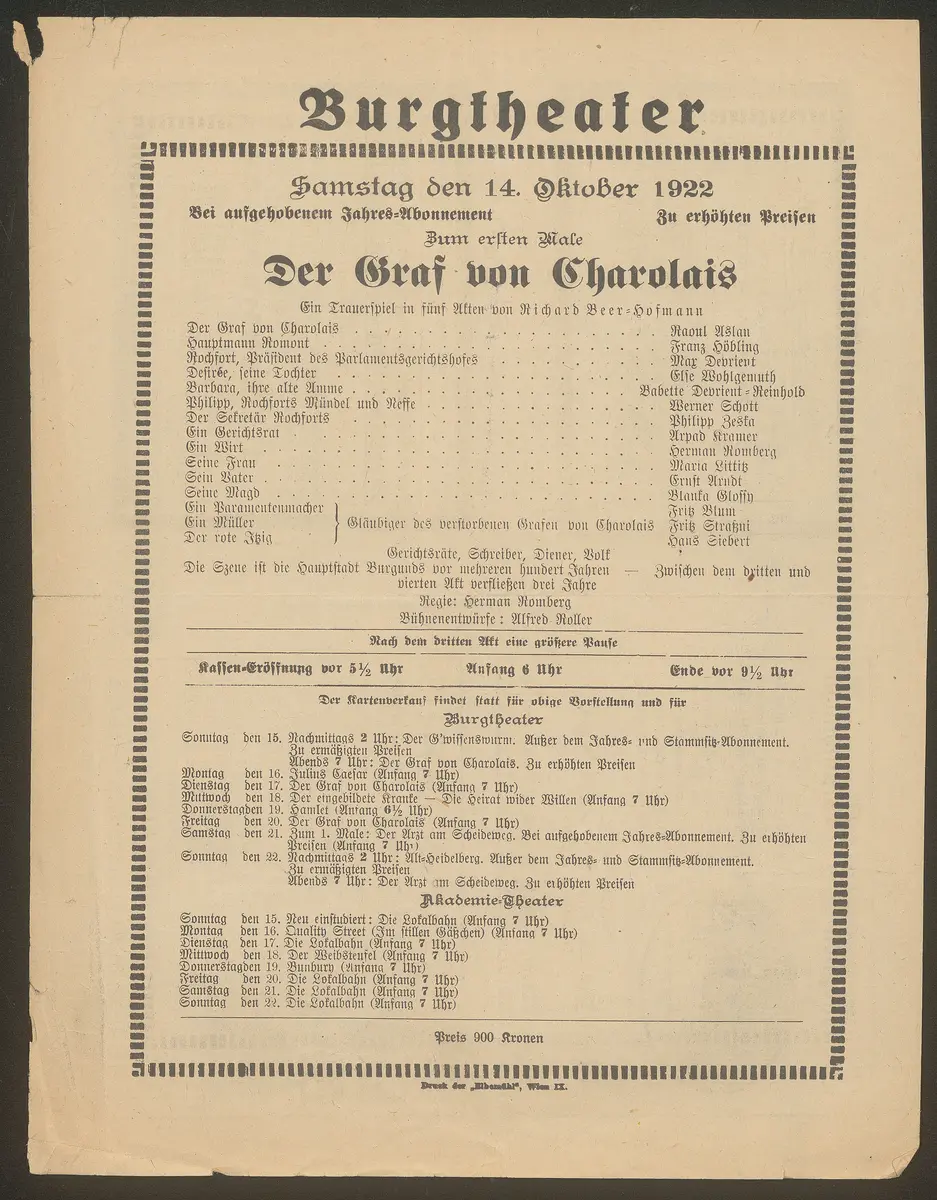 Der Graf von Charolais