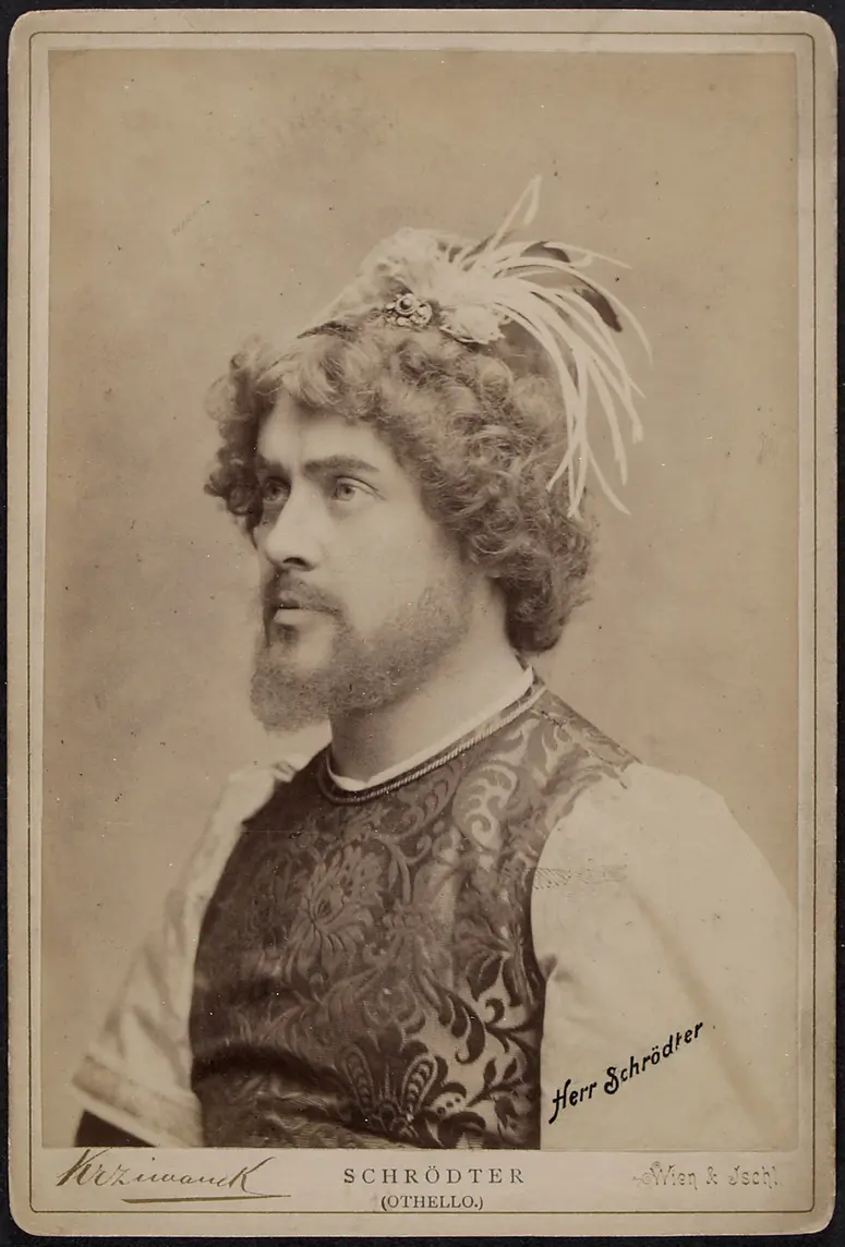 Fritz Schrödter, Verweis auf Stücktitel: Othello