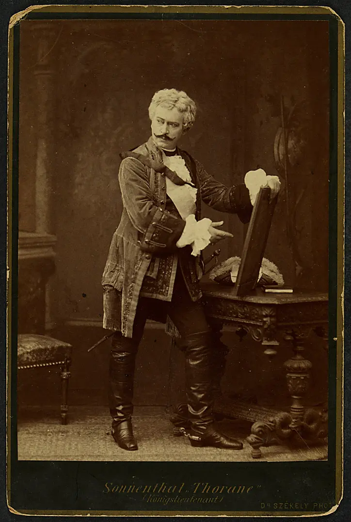 Adolf von Sonnenthal, Verweis auf Stücktitel: Königslieutenant