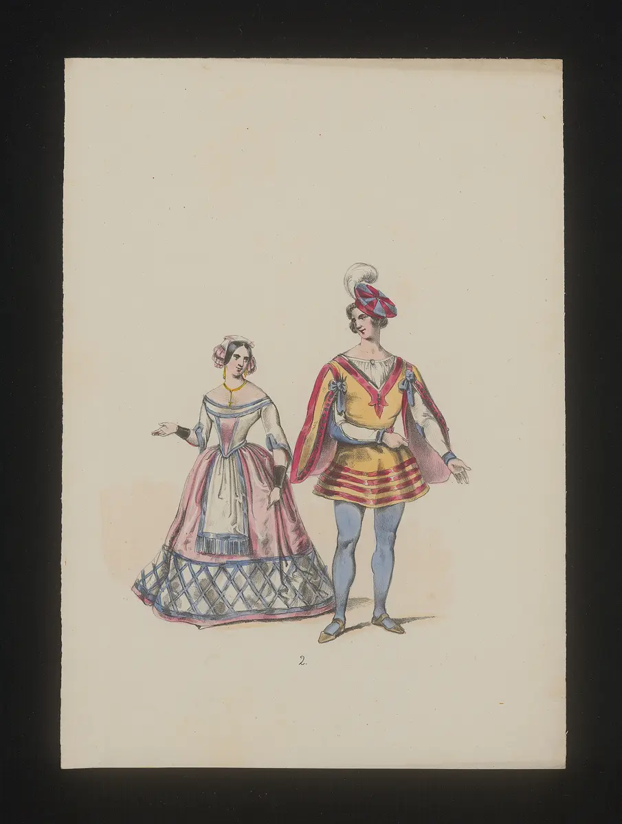 Pasqual Bruno, Titel der Serie: Neue Costume-Sammlung verschiedener Zeiten und Nationen