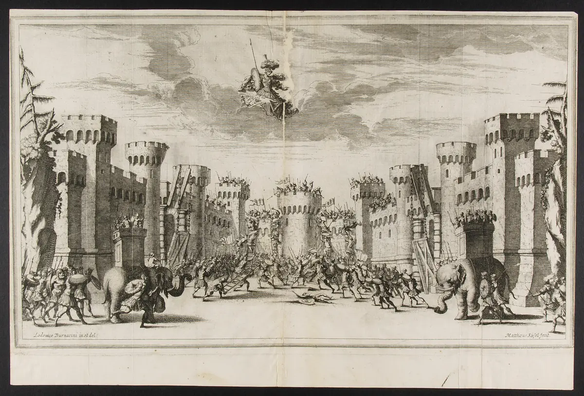 Il Pomo d'Oro, Titel in Vorlageform: Il Pomo d'Oro. Festa Teatrale Rappresenta in Vienna per l'augustissime Nozze delle Sacre Cesaree Reali Maesta di Leopoldo e Margherita., Alternativtitel: Der guldene Apfel