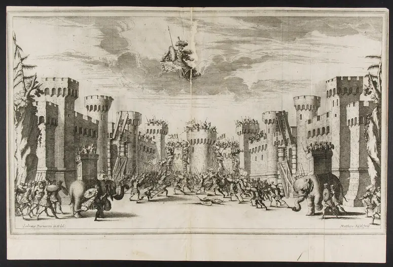 Il Pomo d'Oro, Titel in Vorlageform: Il Pomo d'Oro. Festa Teatrale Rappresenta in Vienna per l'augustissime Nozze delle Sacre Cesaree Reali Maesta di Leopoldo e Margherita., Alternativtitel: Der guldene Apfel